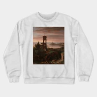 The Vesper Hymn by Thomas Cole Crewneck Sweatshirt